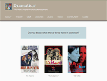 Tablet Screenshot of dramatica.com